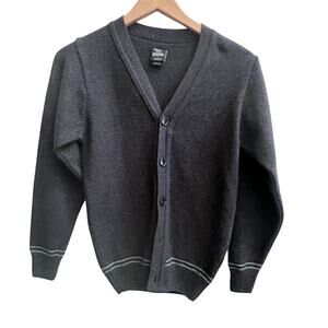 Charcoal Gray and Green Cardigan (XS) - Wizarding World - Slytherin House